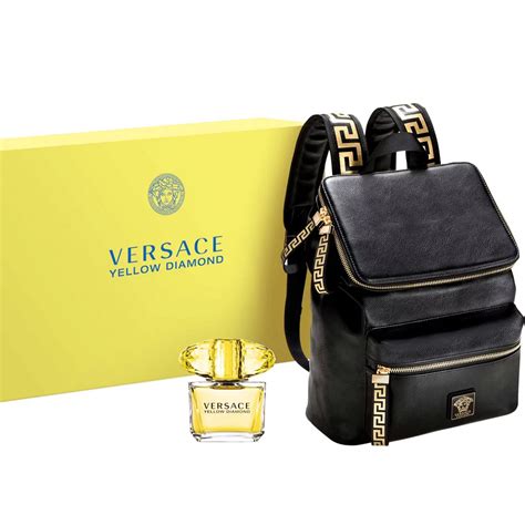 versace twin set|versace backpack gift set.